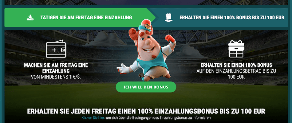 Der Friday Reload Bonus von 22bet