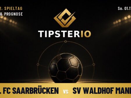 1. FC Saarbrücken vs SV Waldhof Mannheim Wett Tipp