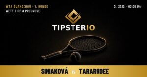 Siniaková vs Tararudee Wett Tipp