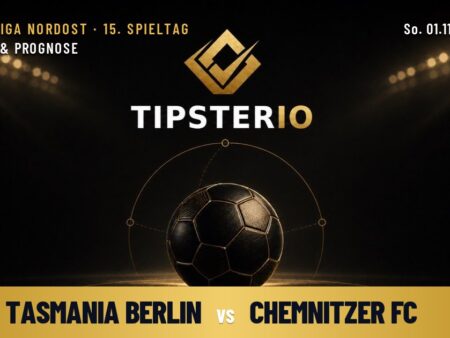 SV Tasmania Berlin vs Chemnitzer FC Wett Tipp